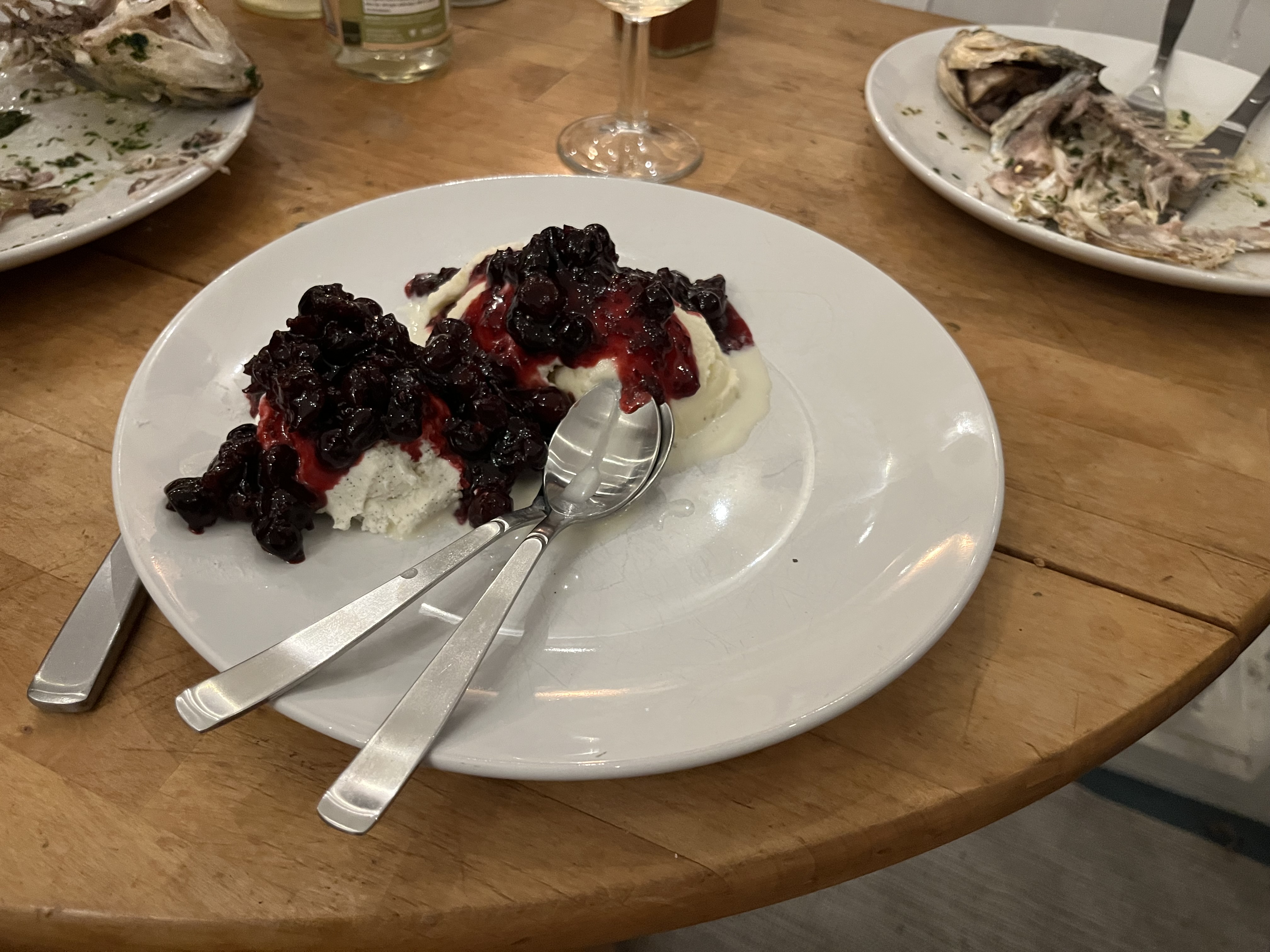 Strained Ricotta Whole Sea Bream, Fried Green Tomatoes Two Ways, and Strained Ricotta ...